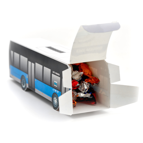 Autobús con caramelos