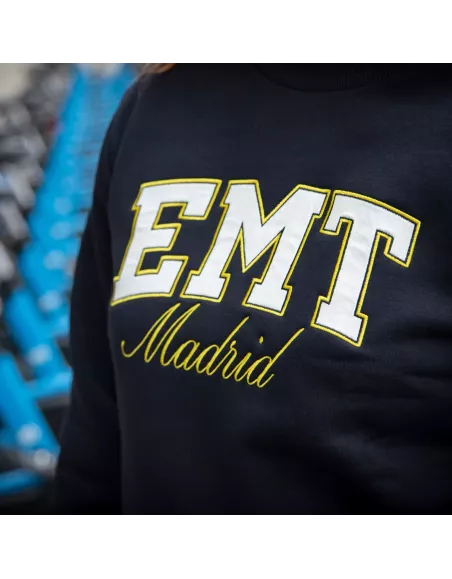 Sudadera estilo universitario EMT Madrid