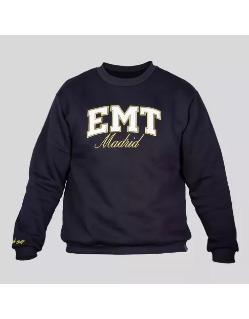 Sudadera estilo universitario EMT Madrid