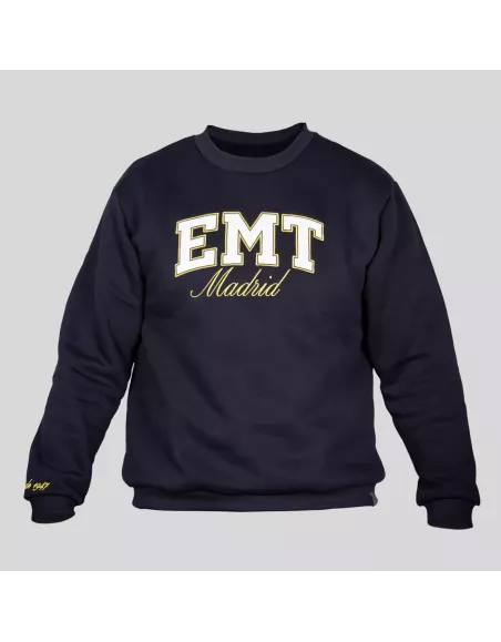 Sudadera estilo universitario EMT Madrid