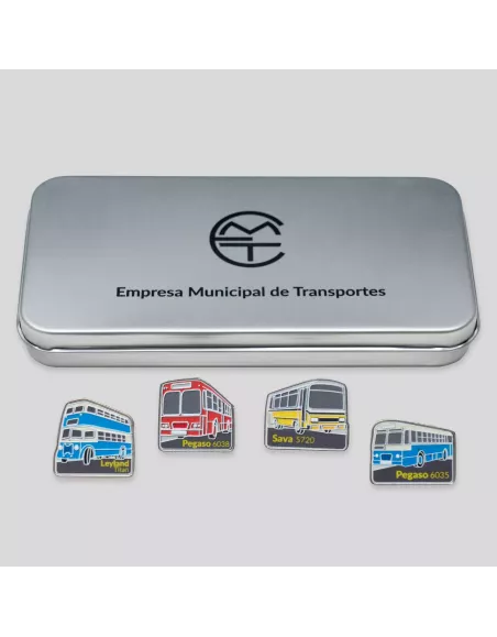 Caja de insignias autobuses históricos
