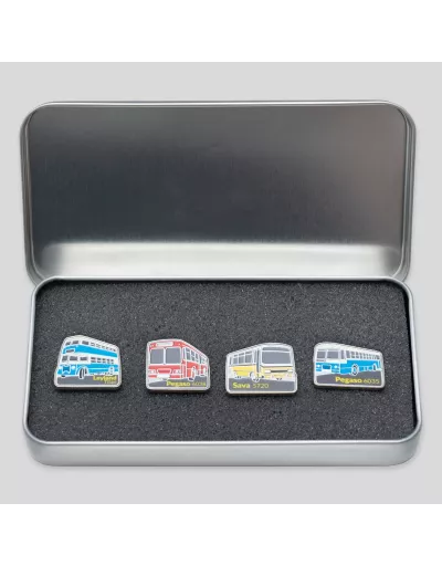 Caja de insignias autobuses históricos