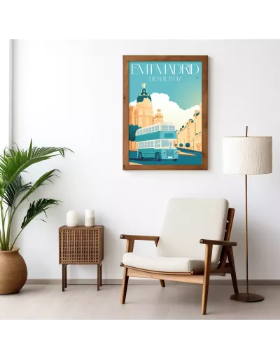 Lámina EMT Madrid Leyland 2