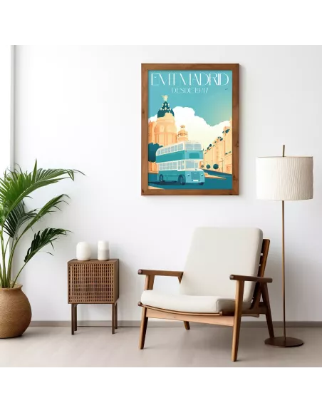 Lámina EMT Madrid Leyland