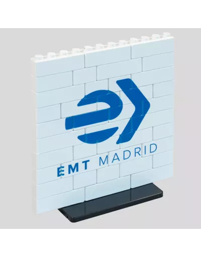 Puzle de construcción vertical de 40 piezas con doble peana 2