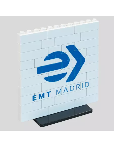 Puzle de construcción vertical de 40 piezas con doble peana