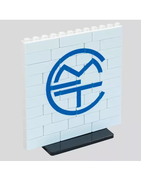 Puzle de construcción vertical de 40 piezas con doble peana