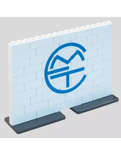 Puzle de construcción vertical de 60 piezas con doble peana 2