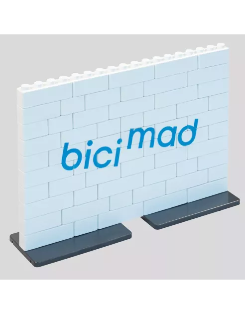 Puzle de construcción vertical de 60 piezas con doble peana