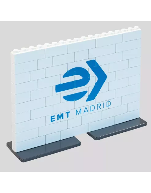 Puzle de construcción vertical de 60 piezas con doble peana