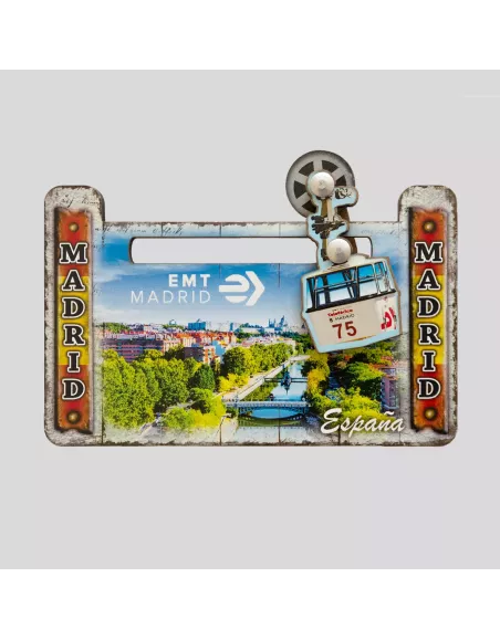 Imán teleférico 3D