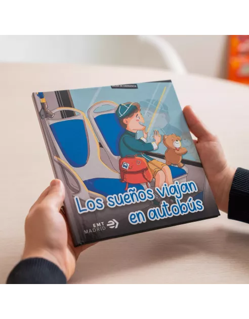 libros, emt, madrid, los sueños viajan en autobús, fotografías, cuento