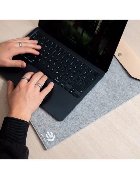 Funda ordenador portátil fieltro