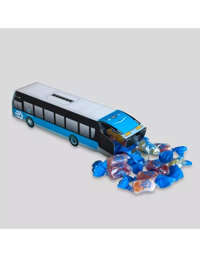 Autobús con caramelos