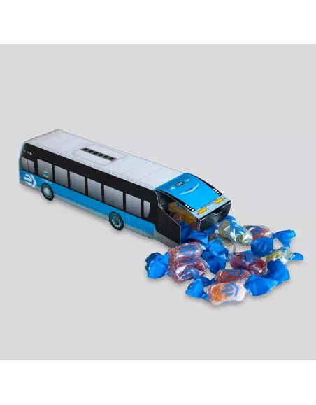 Autobús con caramelos